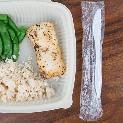 Polypropylene Wrapped White Knife