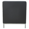 Picture of Armless L Sectional, Alera Qub Series Powered , 26 3/8 X 26 3/8 X 30 1/2, Black
