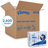 Picture of Kleenex recycled Eco friendly Folded Paper Towels, Small Bundles, 9 1/5x9 2/5, White, 150/Pack, 16/Carton