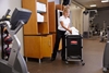 Picture of Cart, Housekeeping, Laundry, Clothes, Collapsible , X-Cart, Steel, Four Bushel , Black/Silver