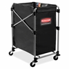 Picture of Cart, Housekeeping, Laundry, Clothes, Collapsible , X-Cart, Steel, Four Bushel , Black/Silver