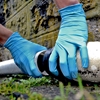 Blue Gloves in Motion