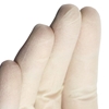 Zoom View of FIngertips of Industrial Latex Gloves 