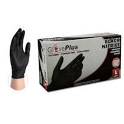 GlovePlus Industrial Black Nitirle Gloves, 5-6 Mil, 2XL