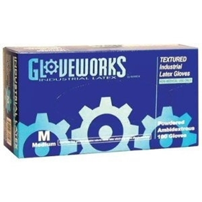 Ammex Gloveworks Latex Gloves, Small
