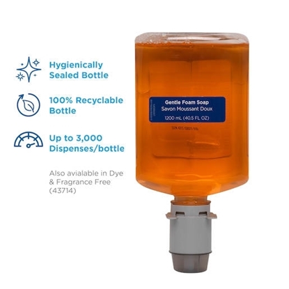 Picture of Pacific Blue Ultra Soap/sanitizer Dispenser Refill, Citrus, 1200ml, 4/ct