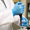 Picture of Ammex Glove, Nitrile, Exam, Medical, AMMEX® Blue , Latex & Powder Free, Large