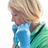 Picture of Ammex Glove, Nitrile, Exam, Medical, AMMEX® Blue , Latex & Powder Free, Large