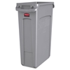 rubbermaid, slim jim, trash can