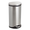 side view 7.5 step-on medical receptacle 