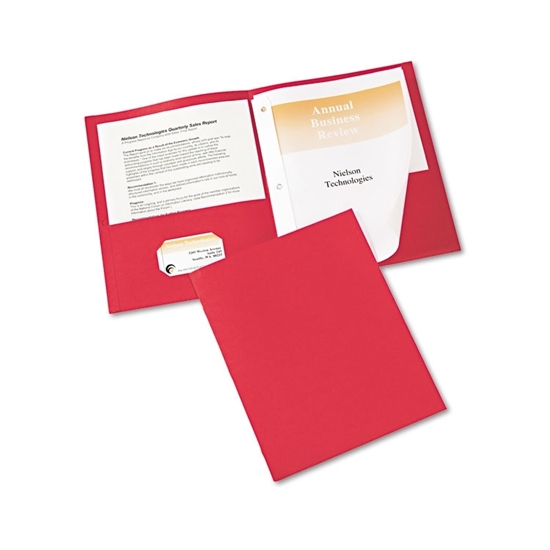 Avery Two Pocket Folder with Fastener 