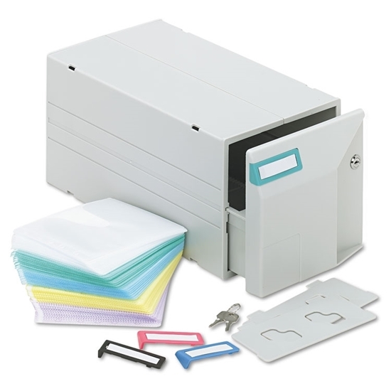 Gray DVD/CD Storage Drawer, !50 Discs Capacity