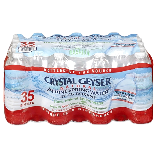 Crystal Geyser® Alpine Spring Water, 16.9 oz Bottle, 35 Case