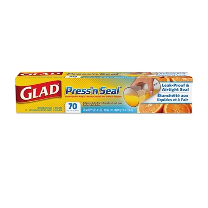 Press'n Seal Plastic Wrap, 70 Square Foot, 12 Rolls per Carton