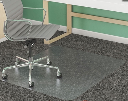 SUPERMAT FREQUENT USE CHAIR MAT FOR MEDIUM PILE CARPET, 36 X 48, RECTANGULAR, CR
